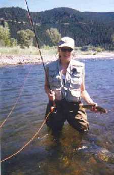 Jennifer fishing